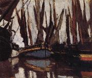 Claude Monet Fishing Boats Spain oil painting reproduction